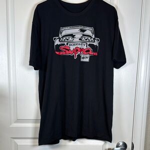 Toyota Supra Sport 80Eighty VINTAGE Black Stretchy Size XL EUC #2519